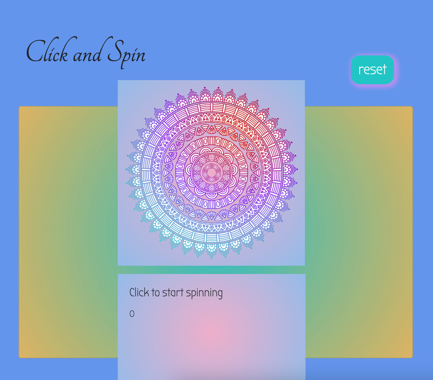 click and spin page