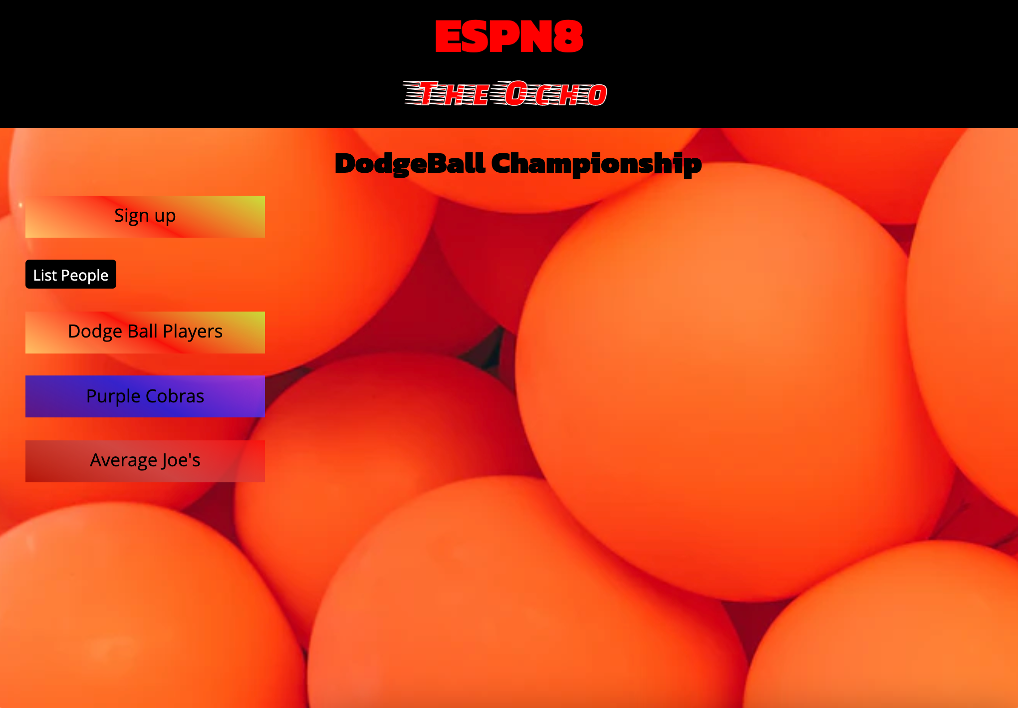 dodgeball play offs